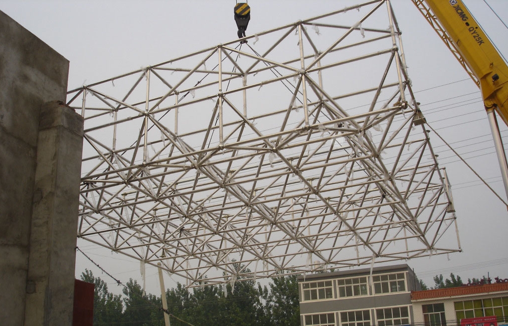 吉安不锈钢门头网架安装