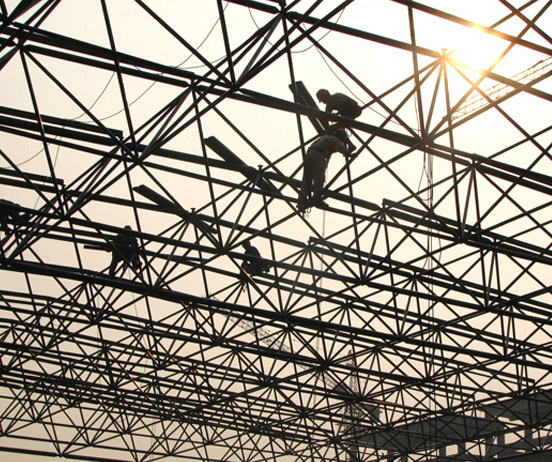 吉安厂房网架安装