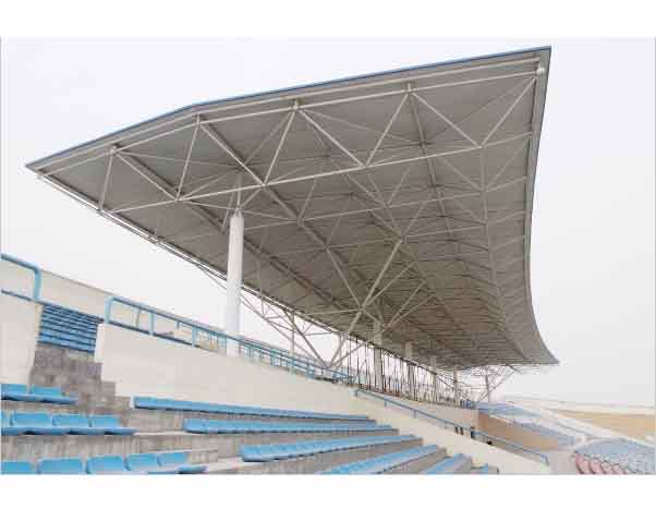 吉安河南理工大学体育场看台网架