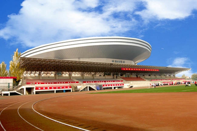 吉安体育场看台网架工程