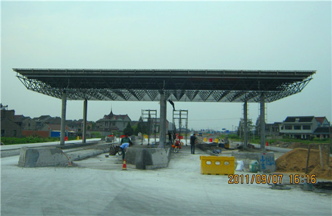 吉安收费站网架工程