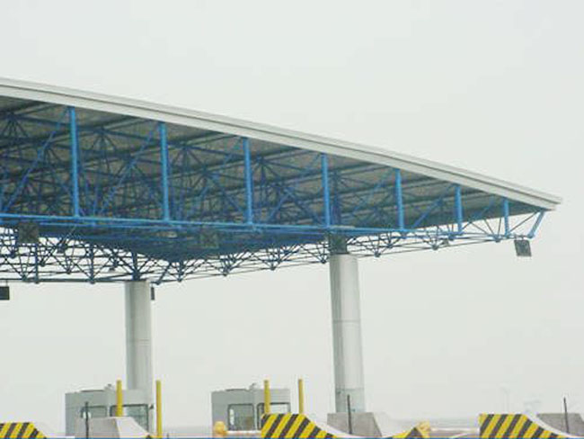 吉安收费站网架工程