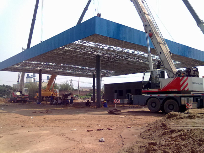 吉安加气站网架工程